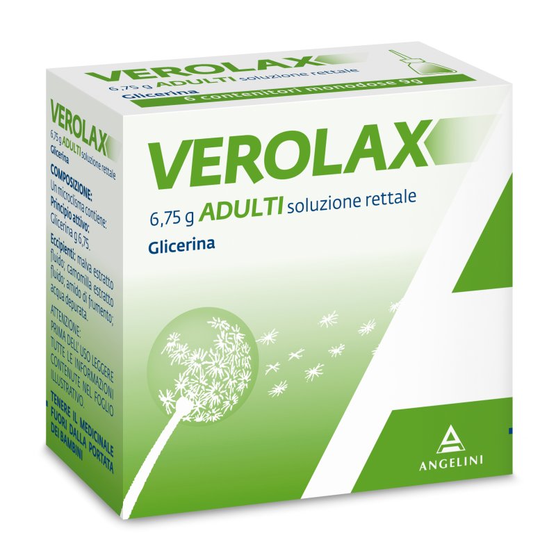 Verolax 6 Microclismi Adulti 6,75g