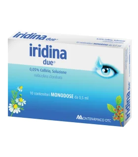 Iridina Due Collirio Monodose 10 flaconcini 0,5ml 0,05%