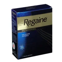 Regaine 5% - Soluzione cutanea per alopecia androgenetica e caduta dei capelli - Flacone 60ml 