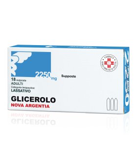 Glicerolo Nova Argentia 18 Supposte Adulti 2250 mg