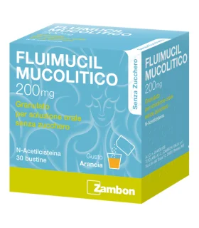 Fluimucil Mucolitico 30 Bustine 200mg Senza Zucchero