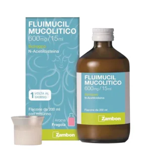 Fluimucil Mucolitico - Sciroppo per Tosse Grassa - 600mg/15ml