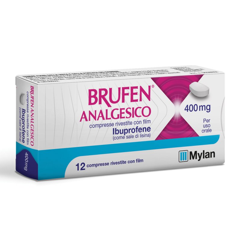Brufen Analgesico Ibuprofene 12 Compresse 400 mg
