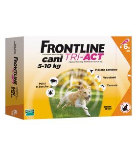 FRONTLINE Tri-Act 6 Pipette 1ml Cani 5-10 Kg