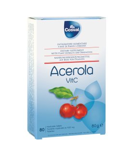 ACEROLA + Vitamina C 80 Tavolette 75g COSVAL