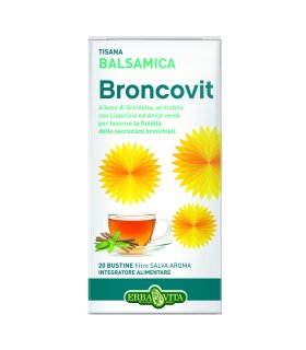 BRONCOVIT Tisana Balsamica 20 Bustine ErbaVita