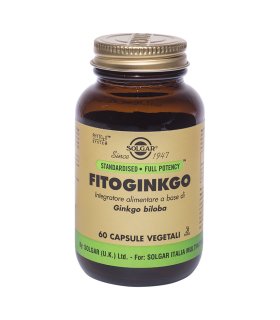 FITOGINKGO 60 VegiCapsule   SOLGAR