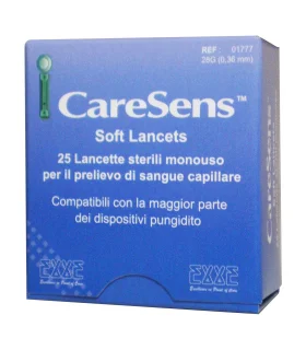 CARESENS Soft 25 Lancette