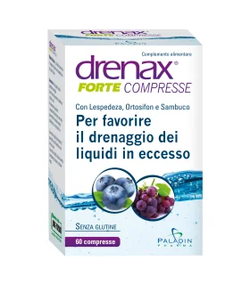 Drenax Forte Mirtillo - Integratore alimentare drenante - 60 Capsule
