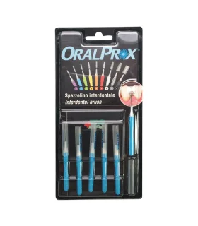 ORALPROX Scovolino 1 Azzurro 6 pezzi