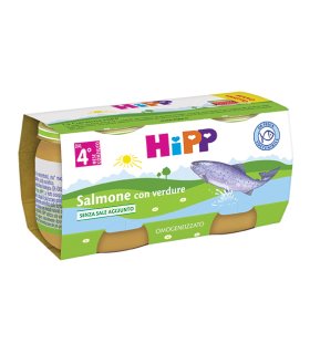 OMO HIPP Bio Salmone 2x80g