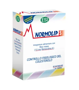 Normolip 5 - Integratore alimentare per il controllo del colesterolo - 60 capsule 