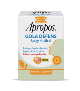Apropos Gola Defens Spray Gola Bambini senza Alcol 20 ml