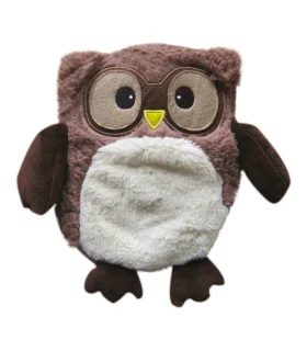 WARMIES Peluche Hooty Marrone