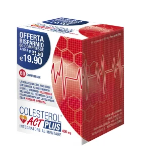 COLESTEROL ACT PLUS - Integratore per il controllo del colesterolo - 60 compresse