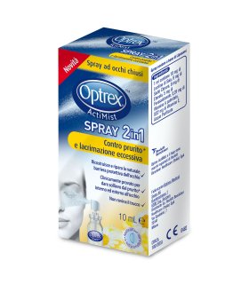 Optrex Actimist 2 in 1 Collirio Spray Lenitivo anti prurito e lacrimazione eccessiva 10 ml