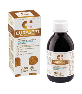 CURASEPT ADS Collutorio clorexidina 0,20% + Colostro Trattamento Immunoprotettivo 200 ml