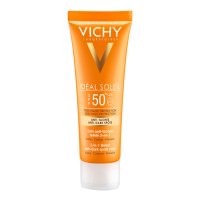 Ideal Soleil Trattamento antimacchie colorato 3 in 1 SPF 50+ Protezione solare molto alta 50 ml