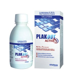 Plakout Active Collutorio con Clorexidina 0,20% 200 ml