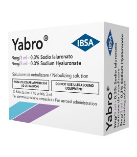 Yabro Soluzione per Aerosol 10 fiale da 3ml Acido Ialuronico 0,3%