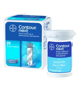 CONTOUR NEXT 25 Strisce per misurazione Glicemia