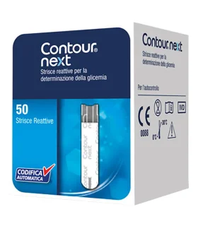 CONTOUR NEXT 50 Strisce per Misurazione Glicemia