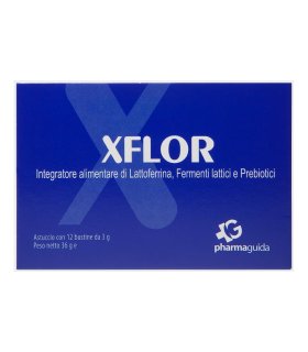 Xflor - Integratore per l'equilibrio della flora batterica intestinale - 30 bustine