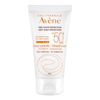Eau Thermale Avene Crema Schermo Minerale SPF 50+ Protezione Solare Molto Alta 50 ml