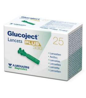 Glucoject Lancets Plus G33 25 lancette pungidito
