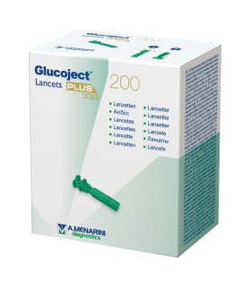 Glucoject Lancets Plus G33 200 lancette pungidito
