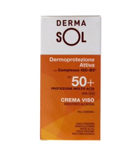Dermasol Crema Viso SPF 50+ Protezione Solare Molto Alta 50 ml