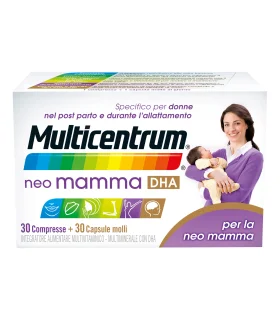 Multicentrum Neo Mamma DHA 60 (30 compresse + 30 capsule) Multicentrum Neo Mamma DHA 60 (30 compresse + 30 capsule)