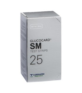 Glucocard SM Test Strips 25 Strisce per Glicemia