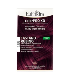 Euphidra ColorPRO XD Colorazione Permanente Tinta Numero 465 - Tinta capelli colore castano rubino
