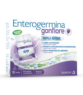 Enterogermina Gonfiore - Integratore alimentare per il meteorismo - 20 bustine