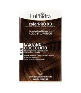 Euphidra ColorPRO XD Colorazione Permanente Tinta Numero 535 - Tinta capelli colore castano cioccolato