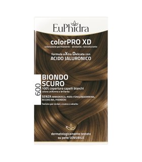 Euphidra ColorPRO XD Colorazione Permanente Tinta Numero 600 - Tinta capelli colore biondo scuro