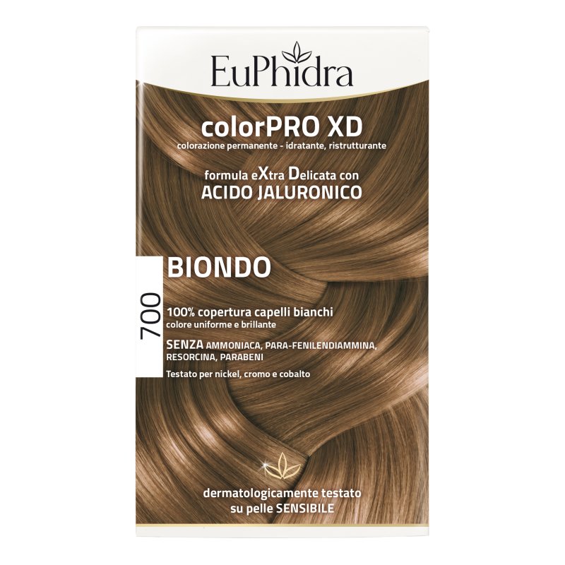 Euphidra ColorPRO XD Colorazione Permanente Tinta Numero 700 - Tinta capelli colore biondo