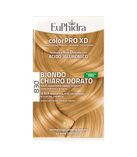 Euphidra ColorPRO XD Colorazione Permanente Tinta Numero 830 - Tinta capelli colore biondo chiaro dorato