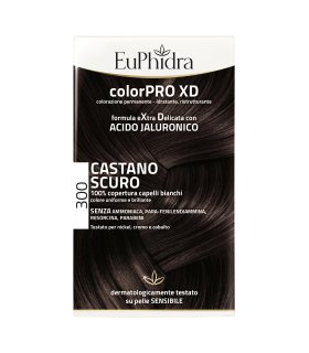 Euphidra ColorPRO XD Colorazione Permanente Tinta Numero 300 - Tinta capelli colore castano scuro