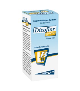 Dicoflor Gocce - Integratore per l'equilibrio della flora batterica intestinale - 5 ml