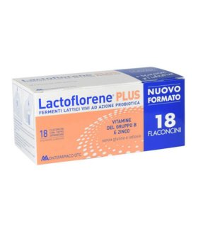 Lactoflorene PLUS - Integratore a base di fermenti lattici vivi - 18 flaconcini