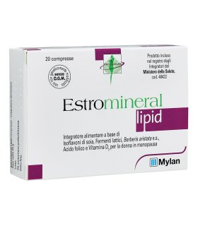 Estromineral Lipid - Integratore per donne in menopausa - 20 compresse
