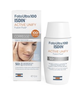Isdin Fotoultra 100 Active Unify SPF50+ - Protezione solare viso depigmentante - 50 ml