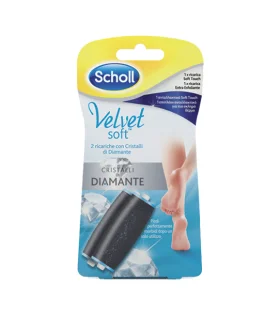 Scholl Velvet Soft Ricarica 2 Testine Soft di Ricambio per Soft Roll Professional
