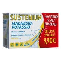 Sustenium Magnesio e Potassio 28 Bustine (14 bustine + 14 omaggio) Sustenium Magnesio e Potassio 28 Bustine (14 bustine + 14 omaggio)