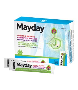 Mayday - Trattamento del bruciore e dell'acidità di stomaco - 18 bustine