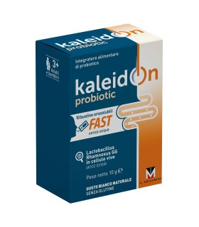Kaleidon FAST - Integratore per l'equilibrio della flora intestinale - Gusto Frutti di bosco - 10 bustine orosolubili