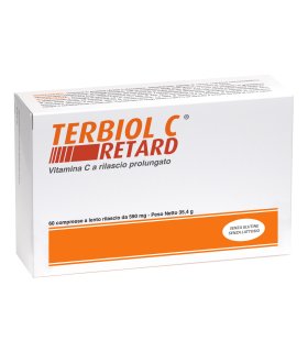 Terbiol C Retard - Integratore alimentare a base di Vitamina C - 60 compresse