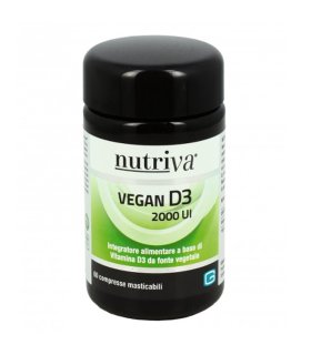 NUTRIVA Vegan D3 60 Compresse 2000UI